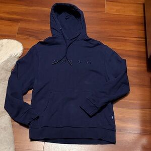 Volvo Men's Navy Hoodie Sweatshirt Sz L
